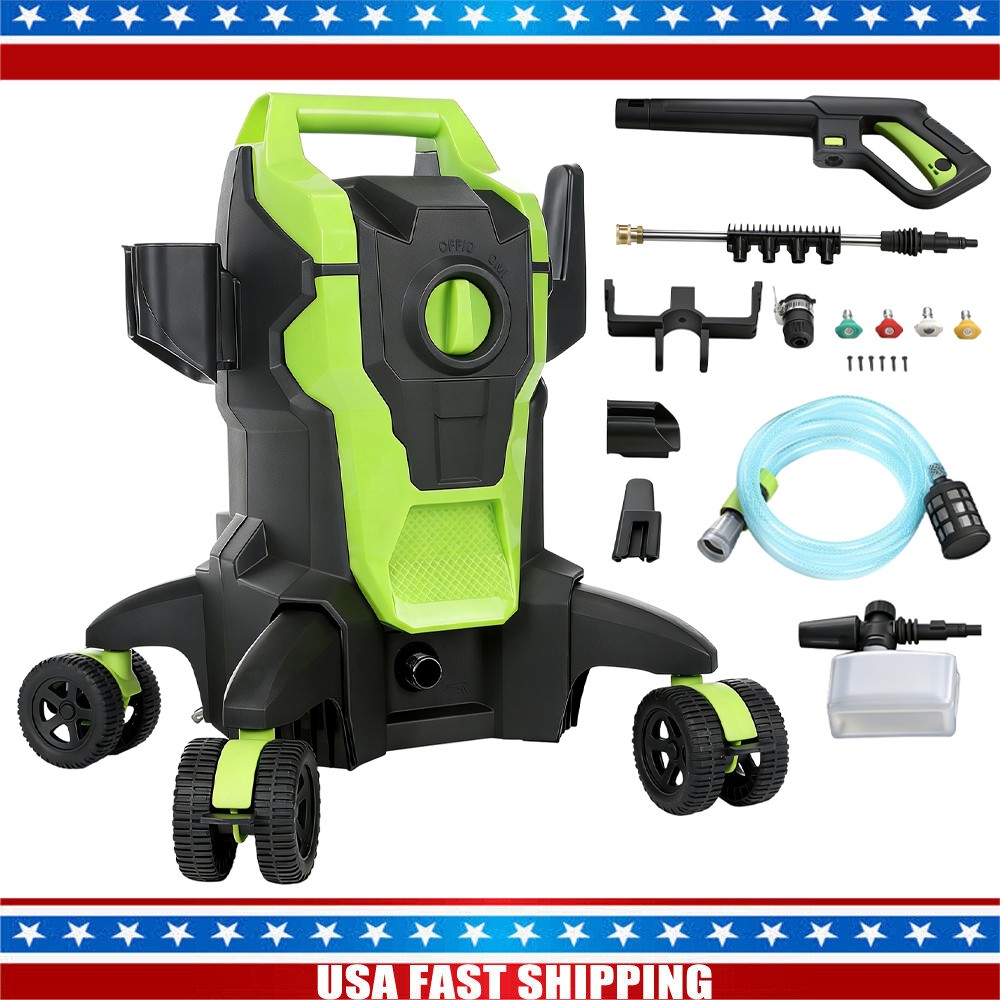 Electric Pressure Washer 2500 PSI High Pressure Washer Portable Powered Washer
