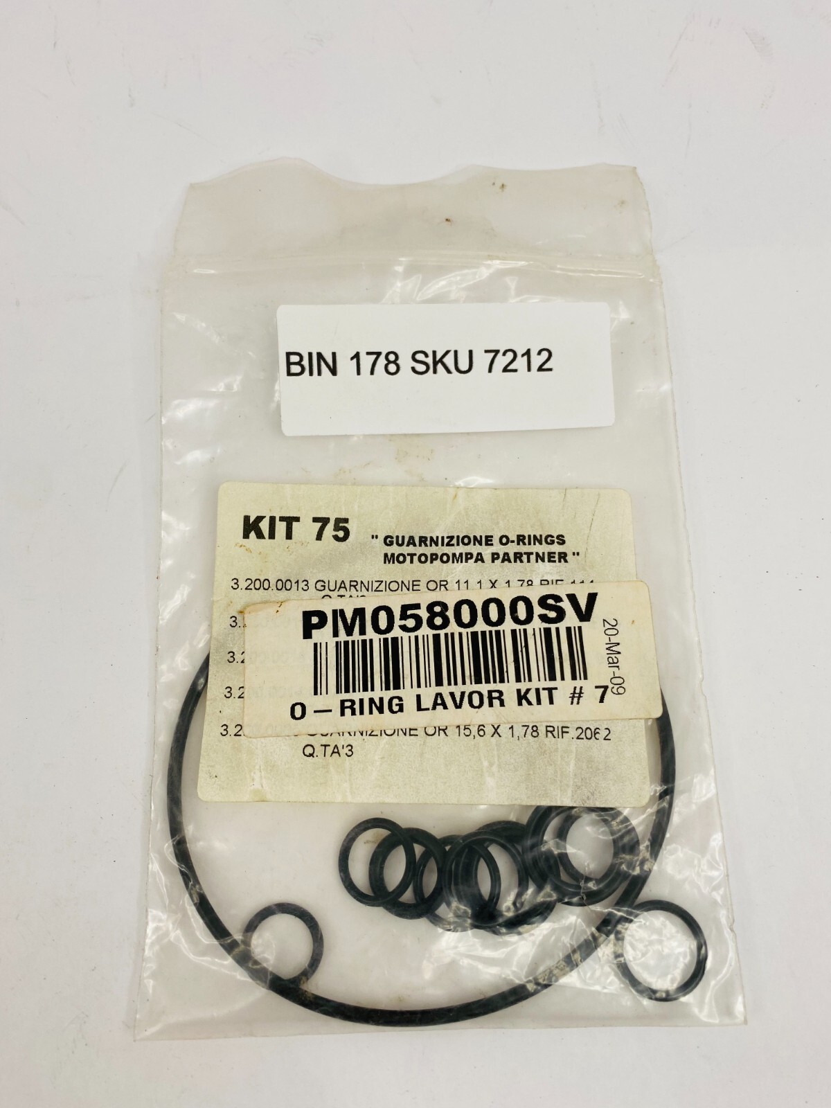 Campbell Hausfeld PM058000SV O-Ring Lavor Kit NOS