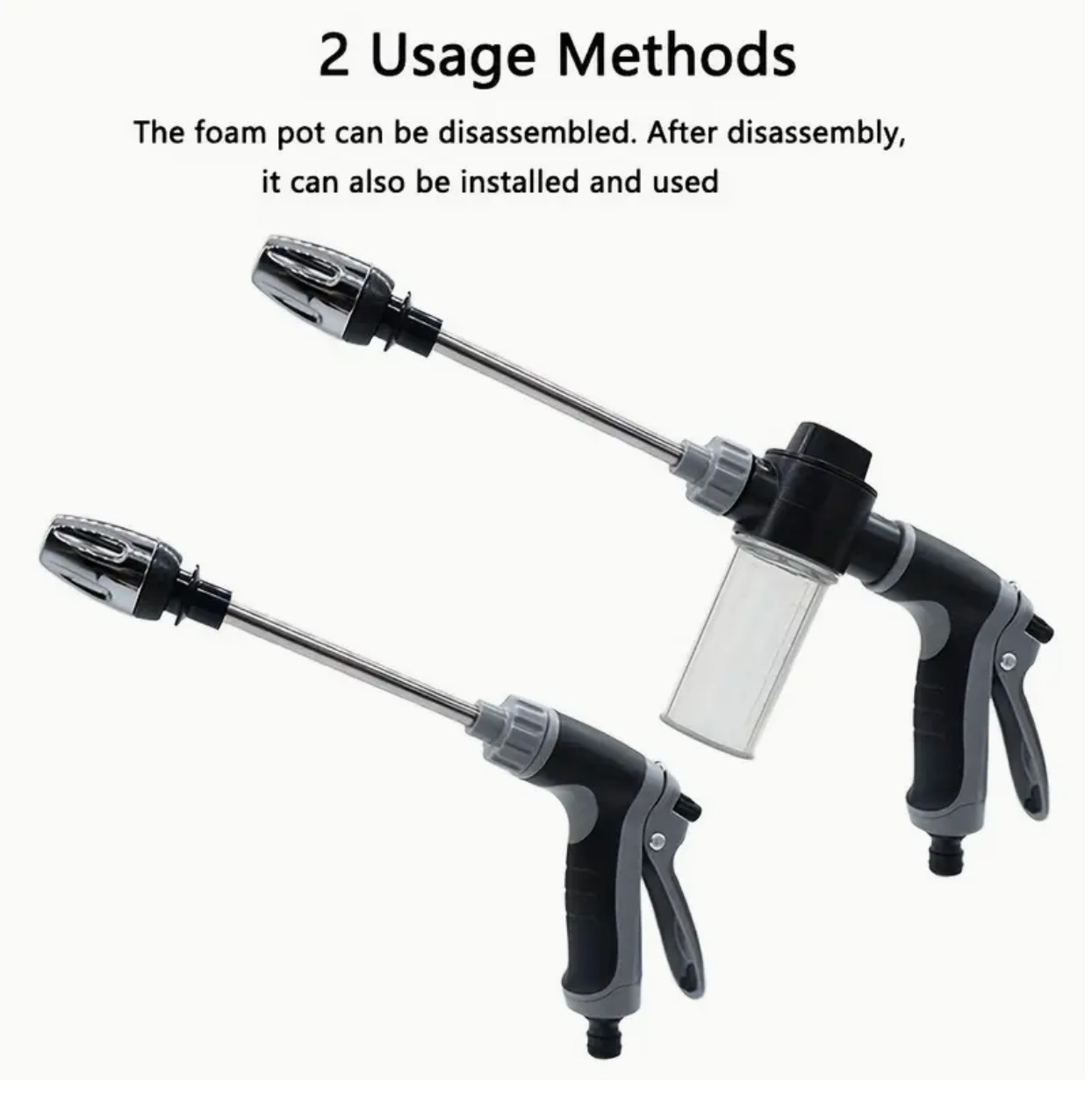 1-Pack High Pressure Car Washing Water Gun, Multi-Purpose Garden Hose Nozzle