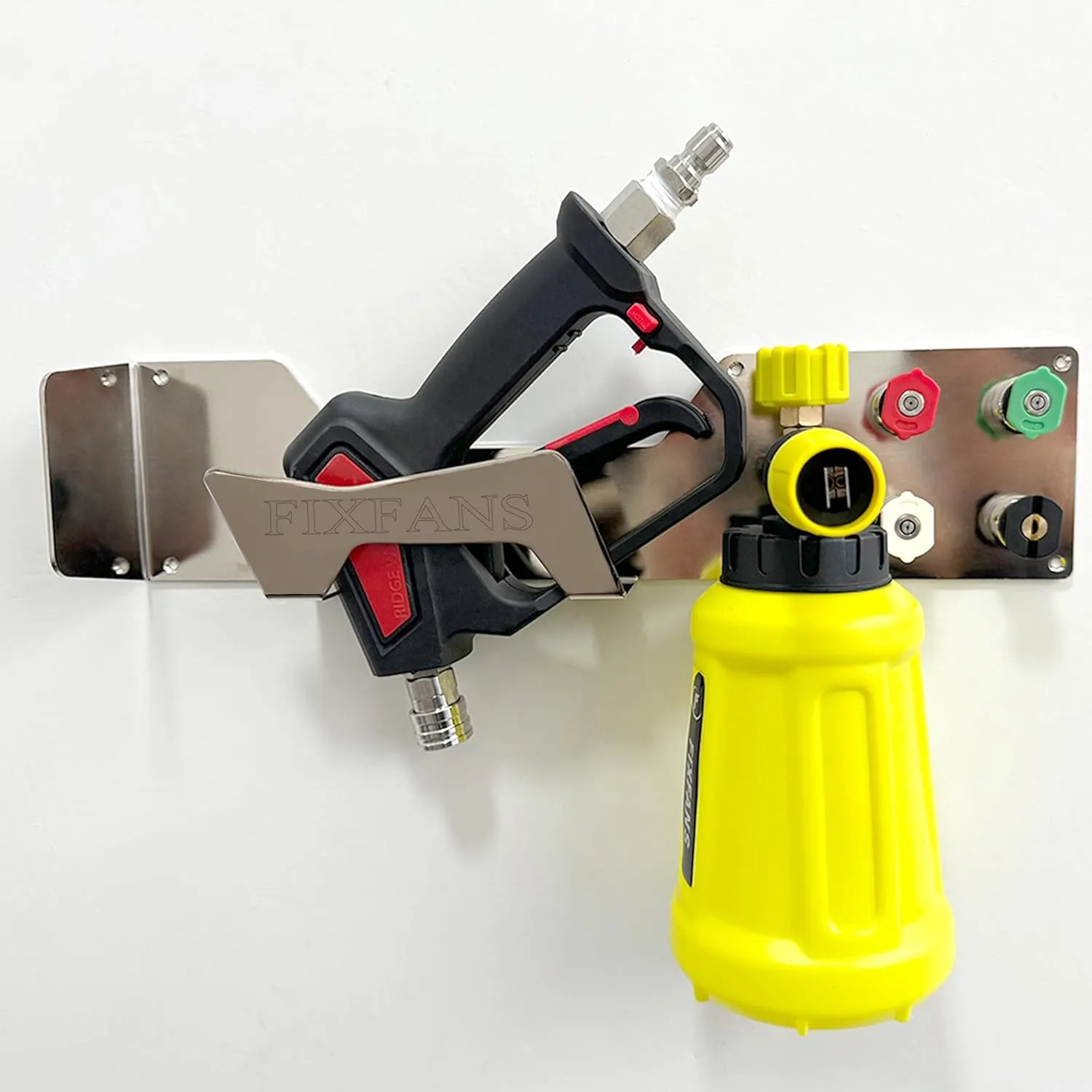 Pressure Washer Gun Holder Wall Mount Storage Rack For 1/4 Inch Quick Connect…