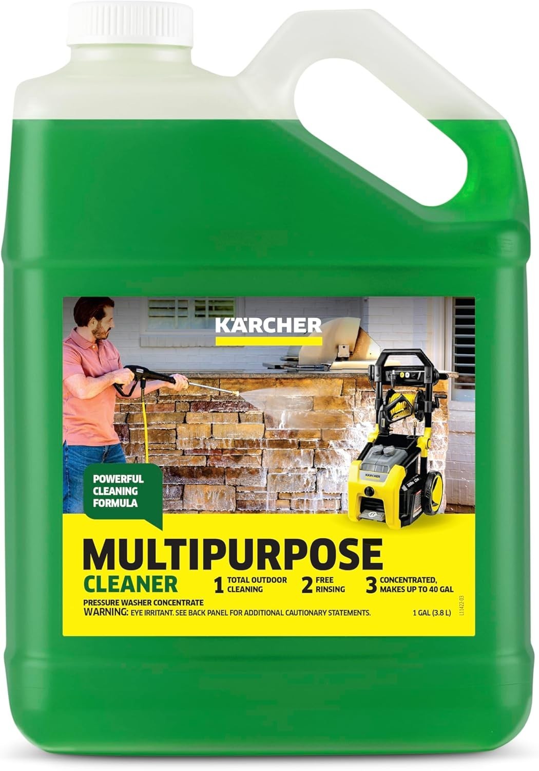 Fresh Scent Concentrated Cleaner for Fences, Patios & More – Pressure Washer Use