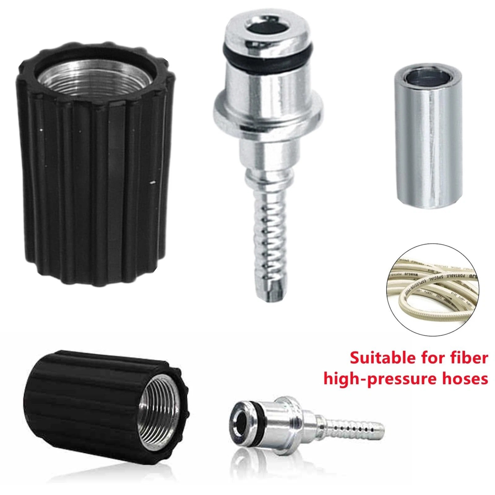 High Pressure Washer Hose Repair Kit, Hose Washers Insert Fittings Car Washer…