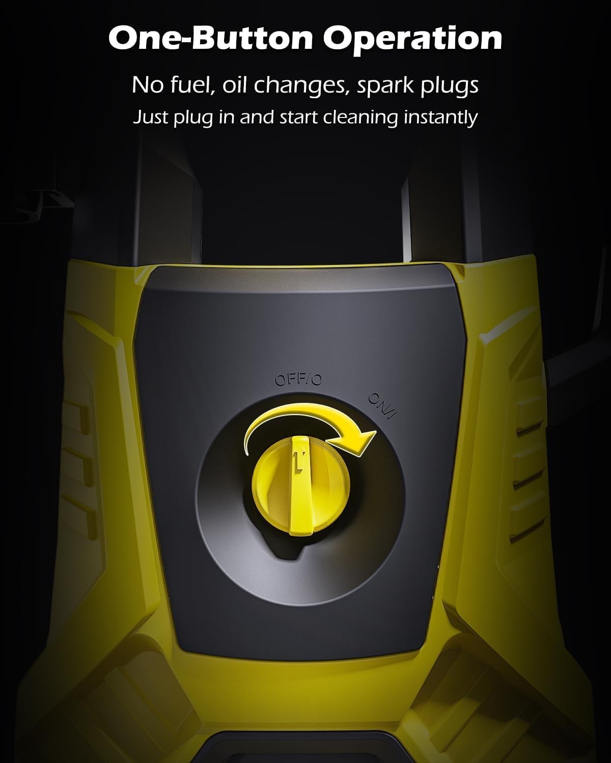 Electric Power Washer 5000PSI 4 Nozzle Soap