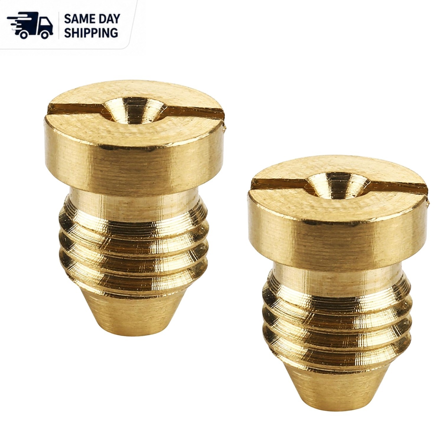 Brass Foam Cannon Orifice Nozzles 1.1mm – 2-Pack for Luxurious Foam Generation