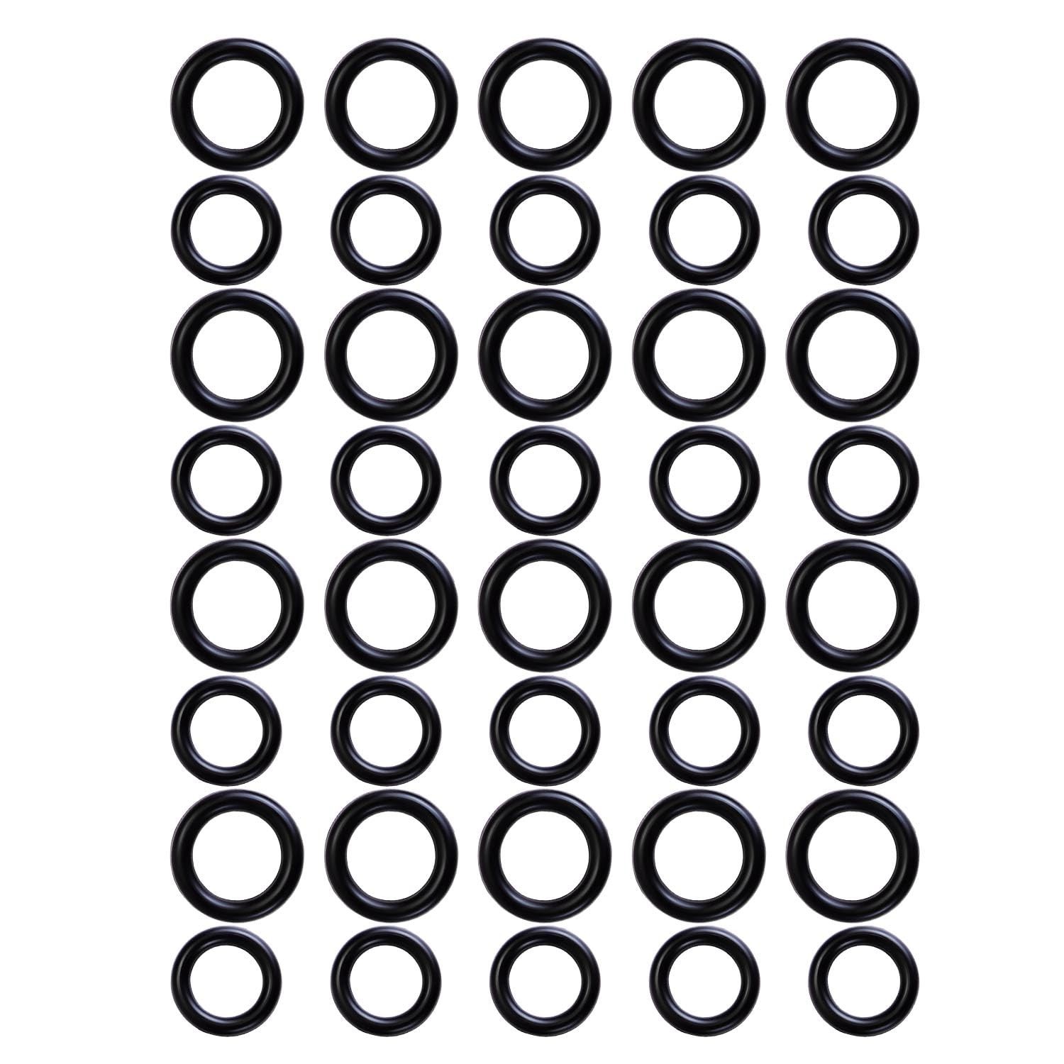 High-Quality Rubber O-Rings for Pressure Washers – 40 Pack, Leak-Proof Design