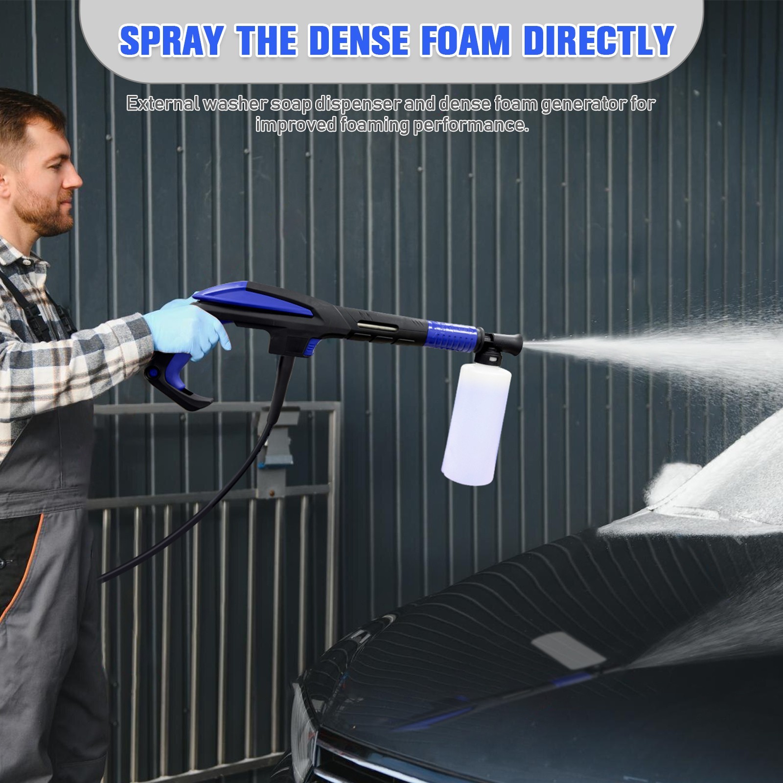 Pressure Washer 4500PSI 3.9GPM Adj-15-Level Touch Screen,car,garden,yard,fence