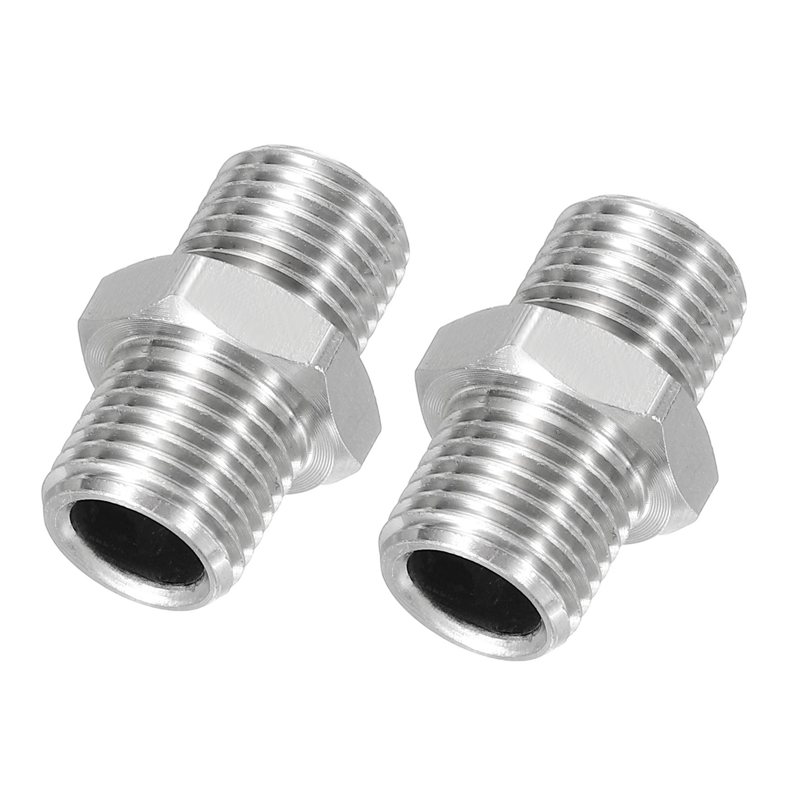 2pcs Pressure Washer Connector G1/4 Male to G1/4 Female 5400PSI Stainless Steel