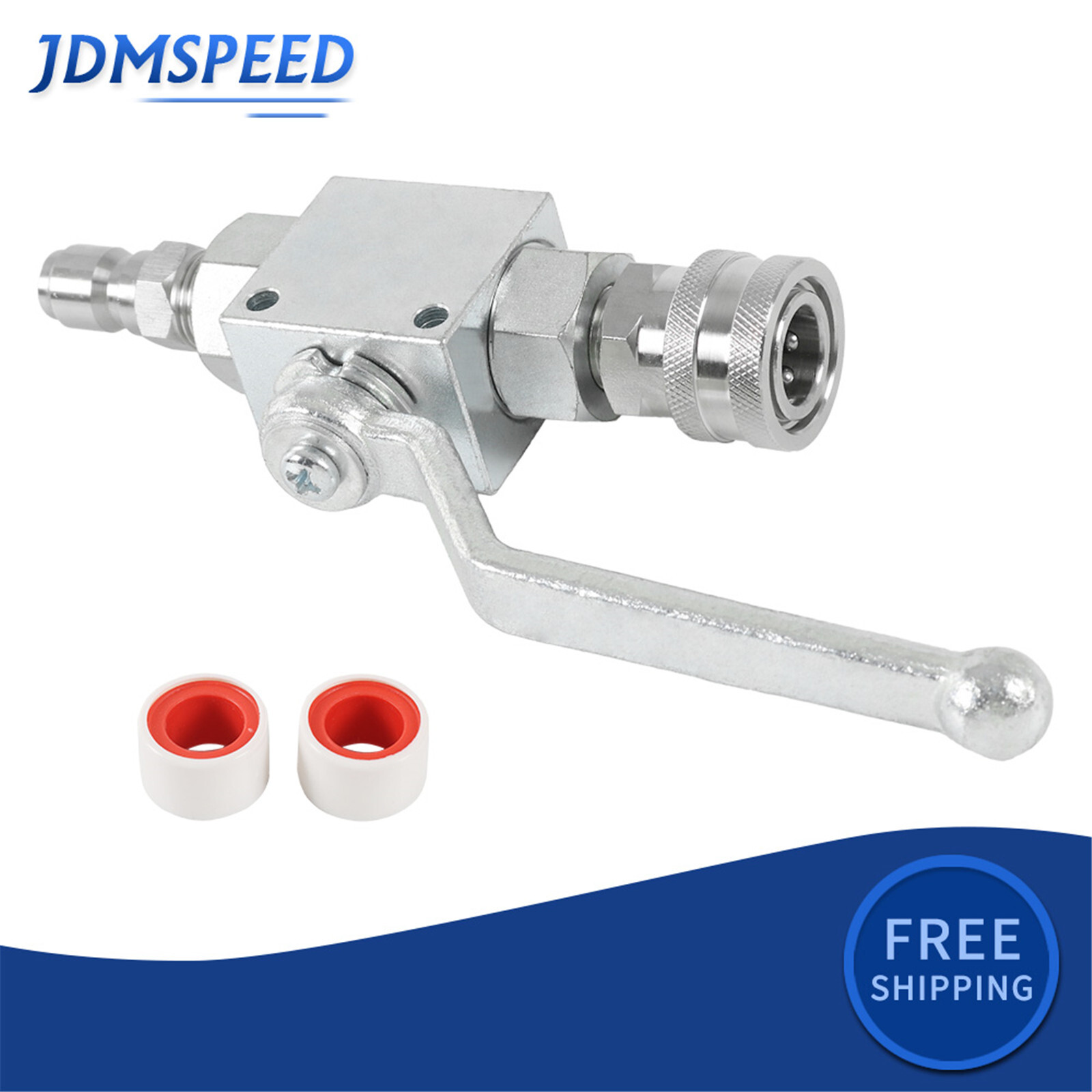 3/8″ Ball Valve for Pressure Washers Max 4500 PSI 3/8″ fitting Female Out