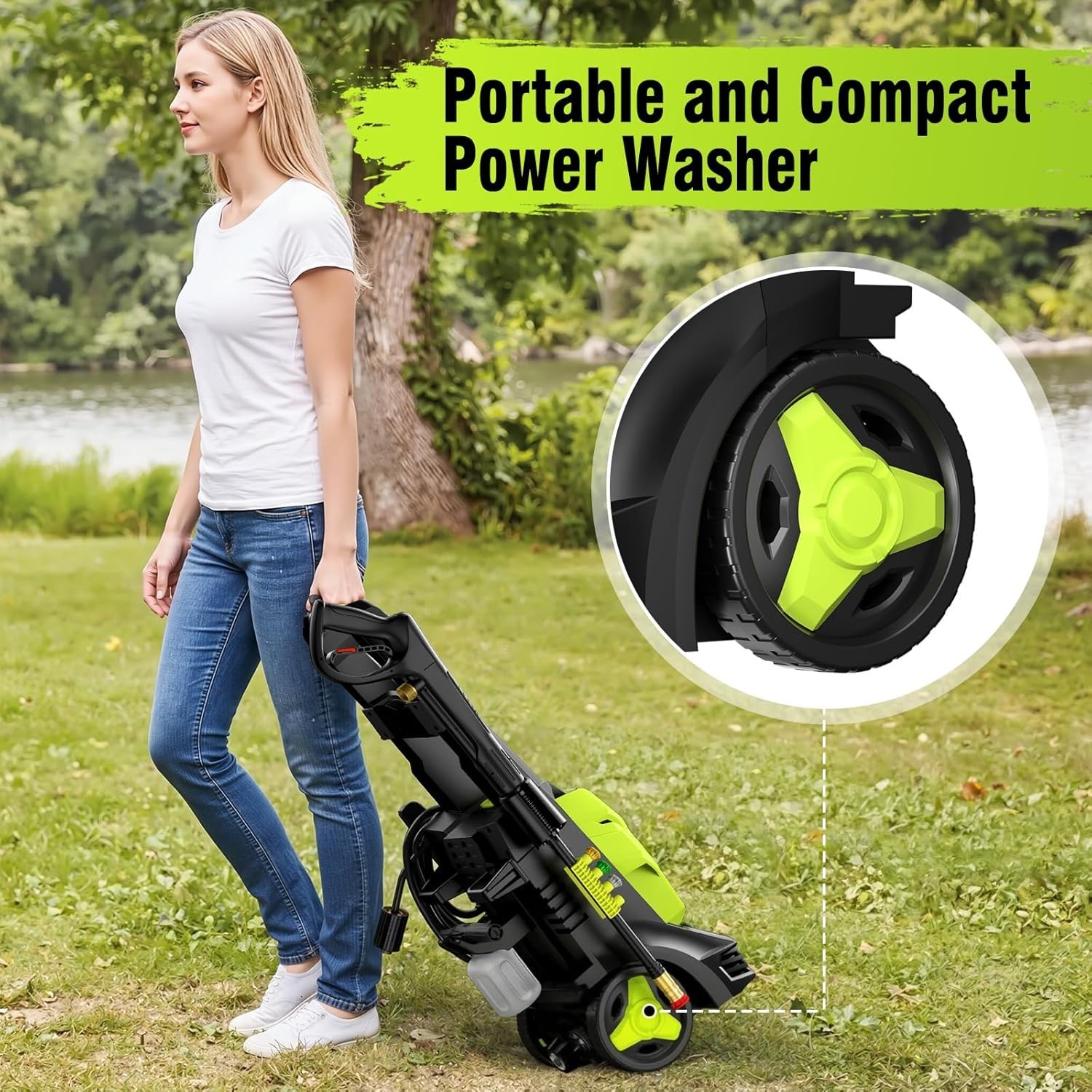 Compresora Para Lavar Carros Hidrolavadora De Alta Presion Lavadora 3000 PSI New