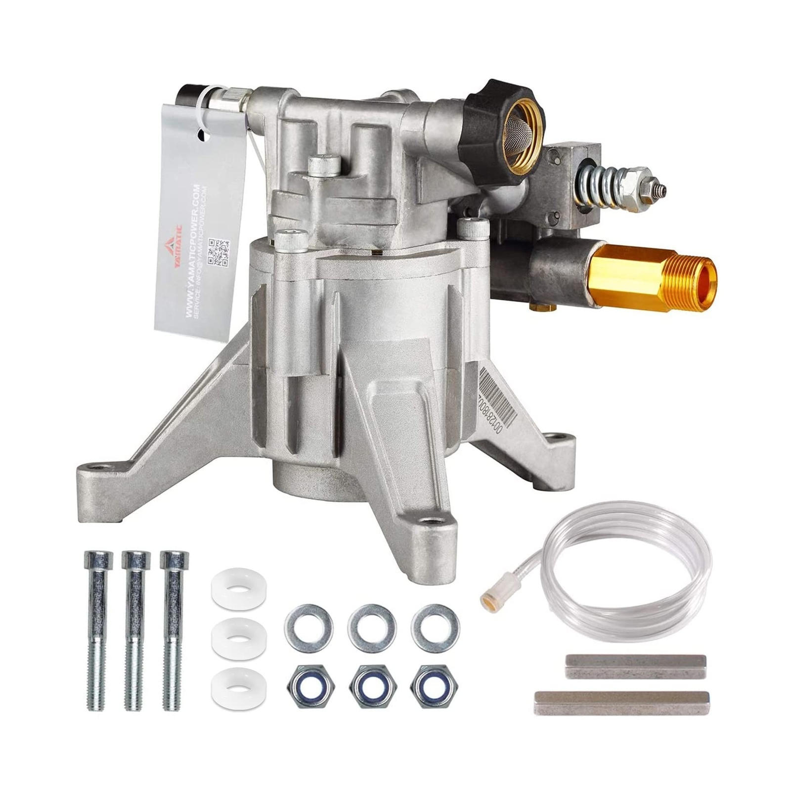 YAMATIC 7/8″ Shaft Vertical Pressure Washer Pump 3000 PSI @ 2.5 GPM OEM & Rep…