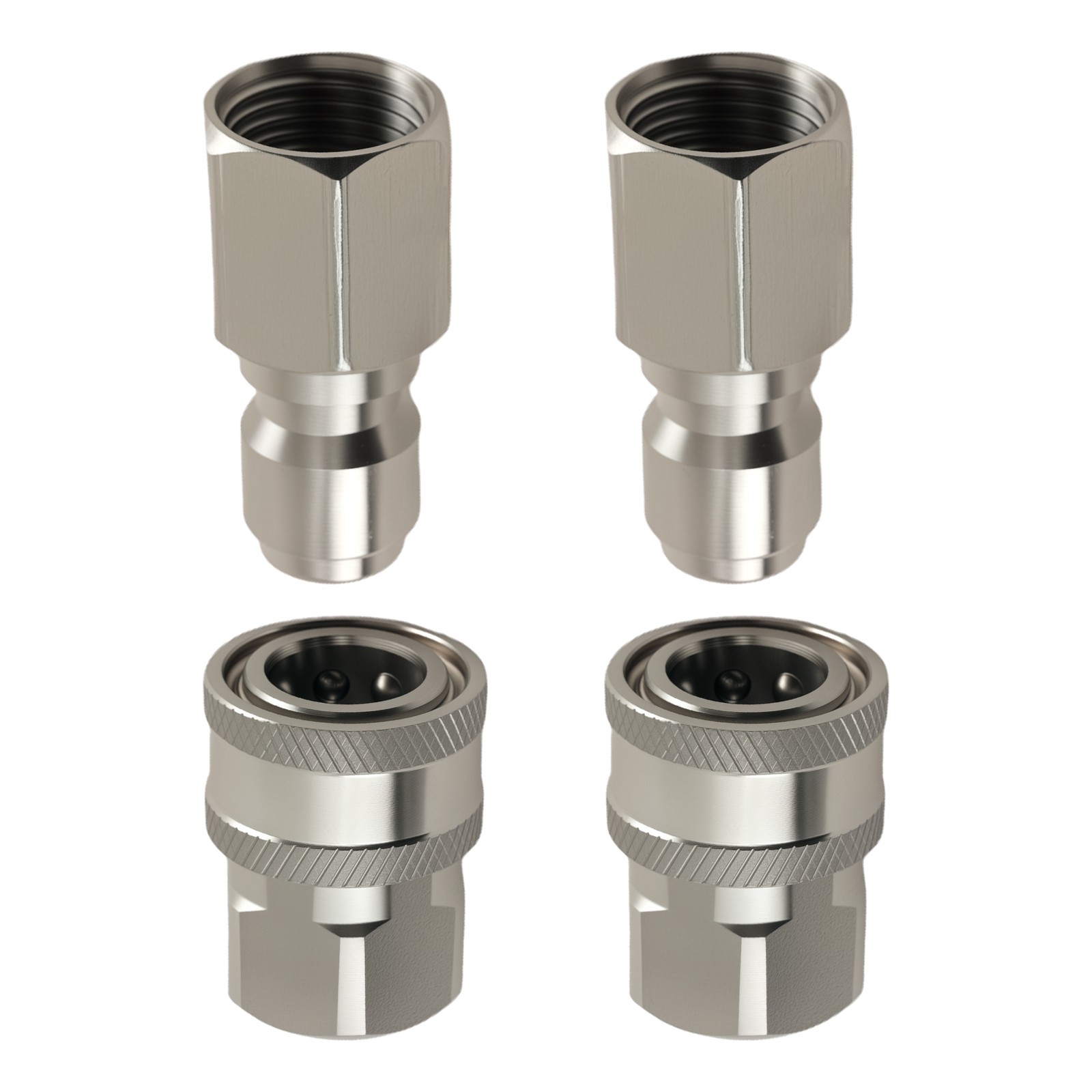 3/8″ NPT Female Quick Adapter for Pressure Washer Hot Cold Water Stainless