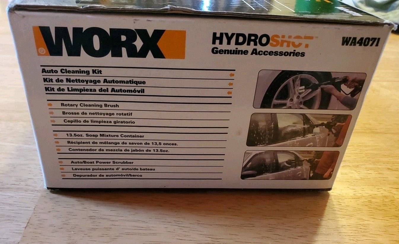 WA4071 Worx Hydroshot Automotive & Boat Cleaning w/WA4036 WA4042 WA1820 NEW