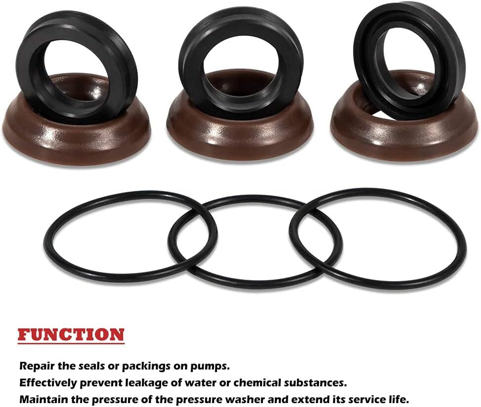 AR1857 18mm Seal Packing Kit XR Annovi Reverberi RK RKA RKV Pressure Washer Pump