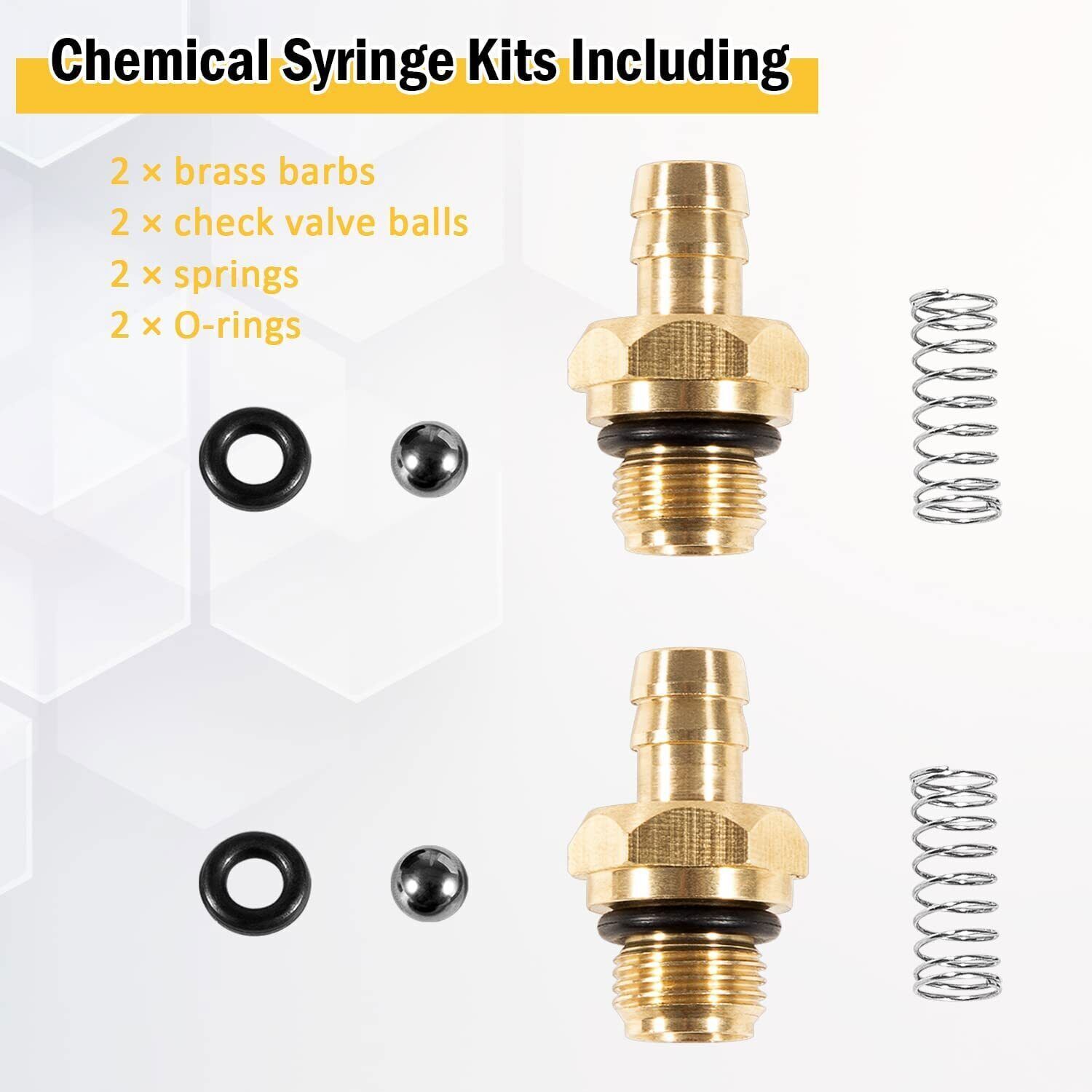 Pressure Washer Chemical Soap Injector Kit for Briggs Stratton 203640GS 190593GS