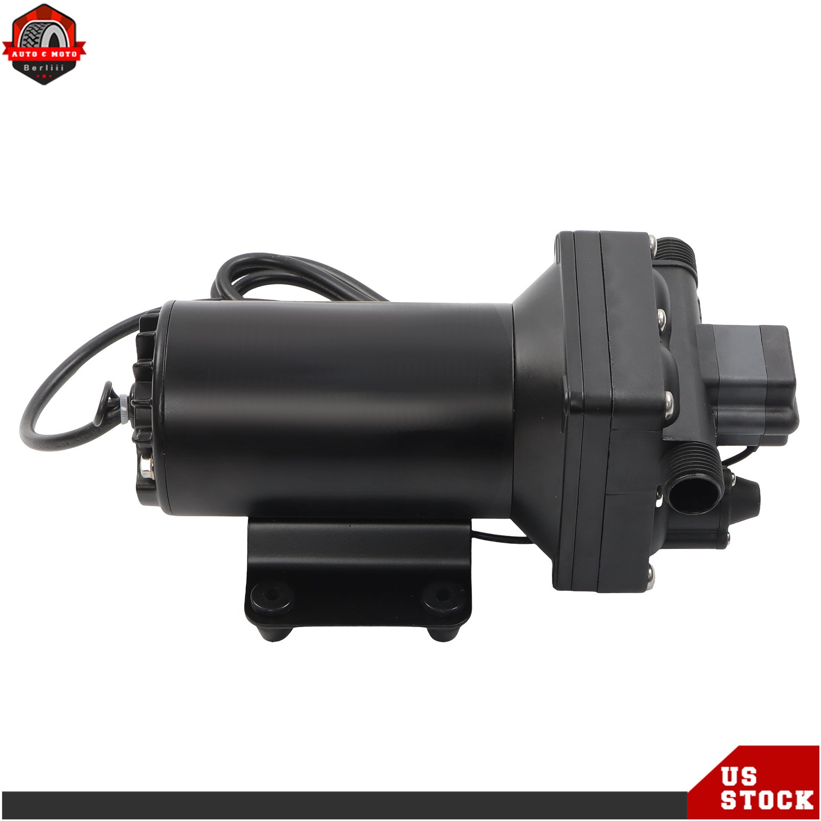 110V AC 4-chamber Water Diaphragm Pump 5.5GPM 75PSI Self Priming RV Water Pump