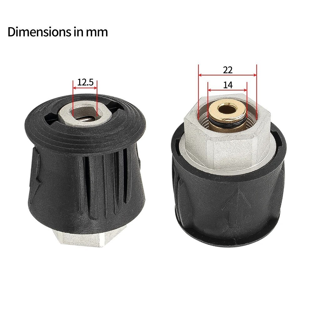 Pressure Washer Hose Connector Outlet Adapter M22 for Karcher Bosch Nilfisk New