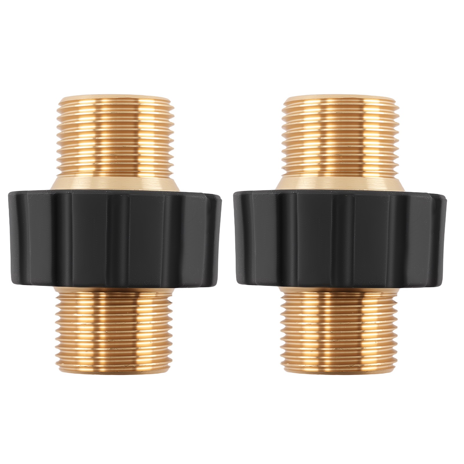 M22 14mm Male to Male Brass Pressure Washer Quick Connect Adapter 2PCS 5000 PSI