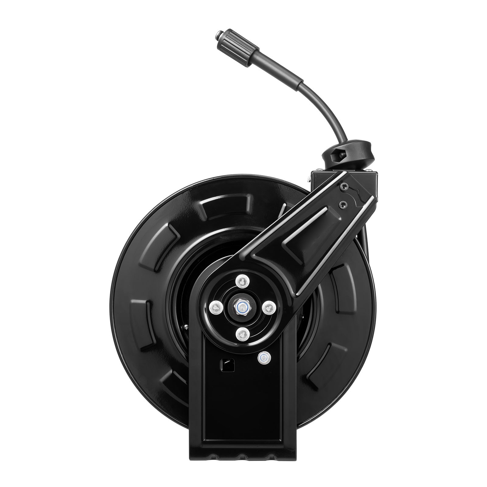 Uimoso Retractable 60ft Pressure Washer Hose Reel, 1/4in, 4000 PSI Auto Rewind