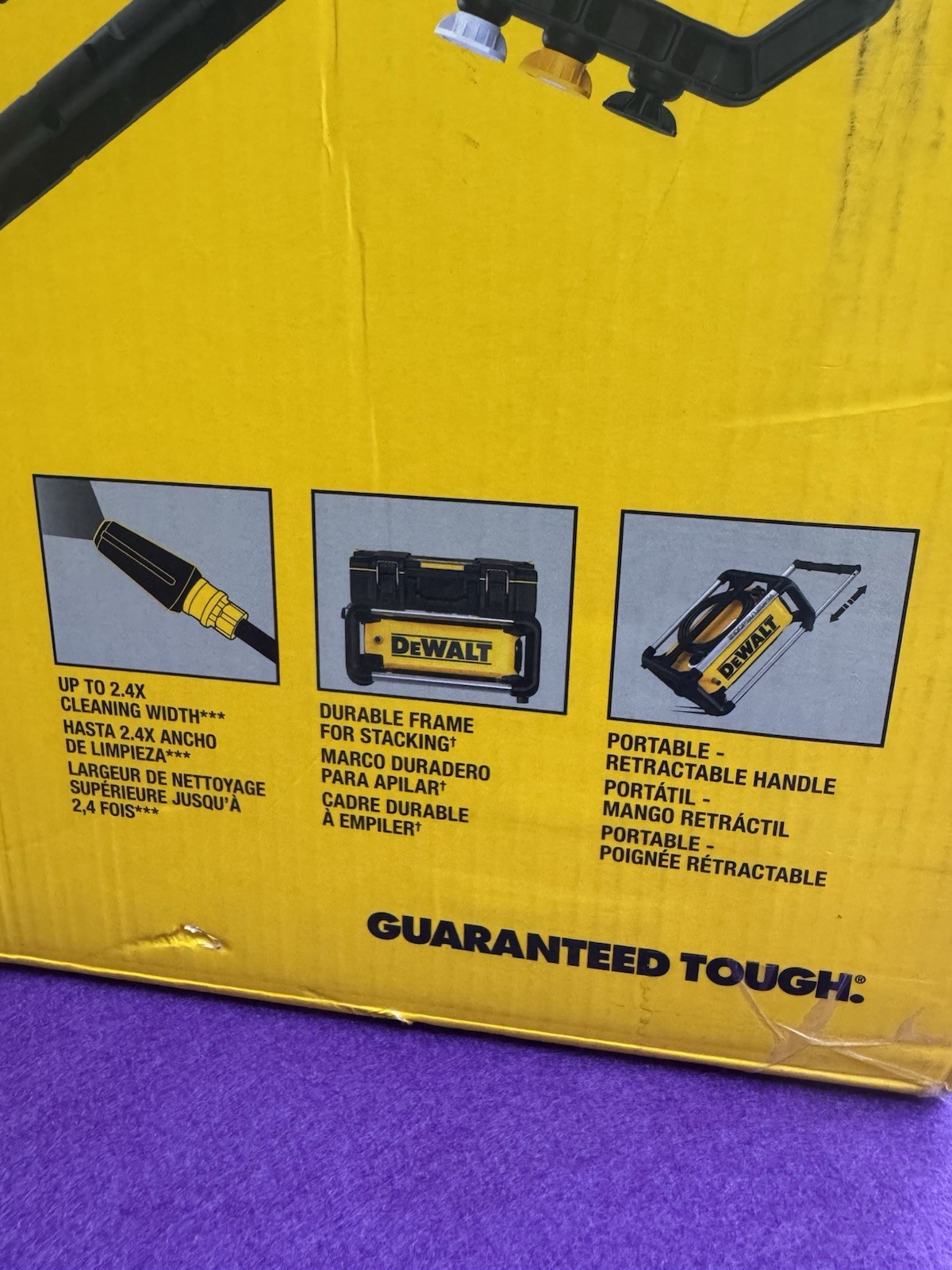 💥NEW SEALED BOX💥DEWALT DWPW2100 1.2gal 2100 PSi COLD WATER PRESSURE WASHER