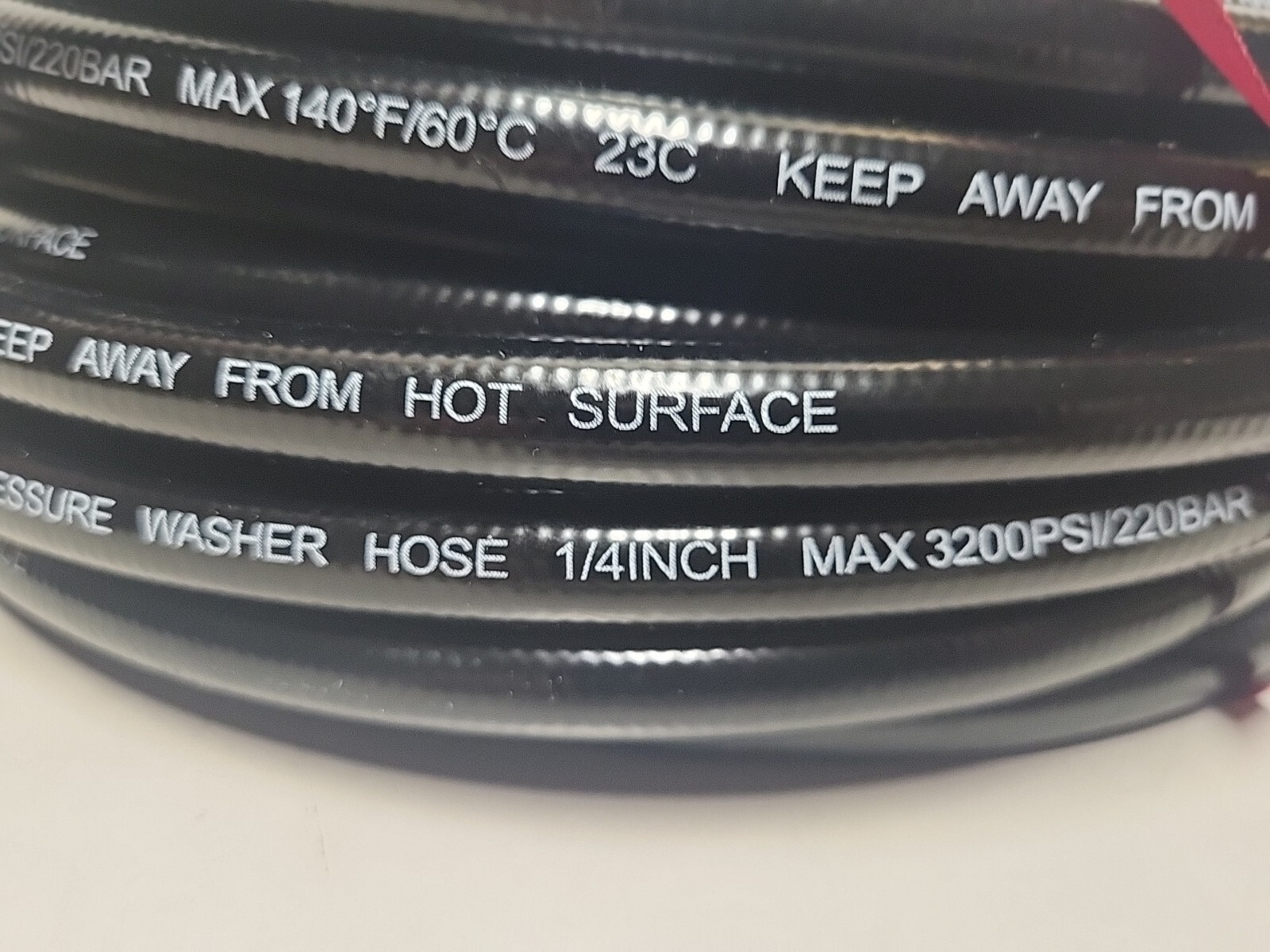 Yamatic Premium Non Marking 50 FT High Pressure Washer Hose A 1/4″