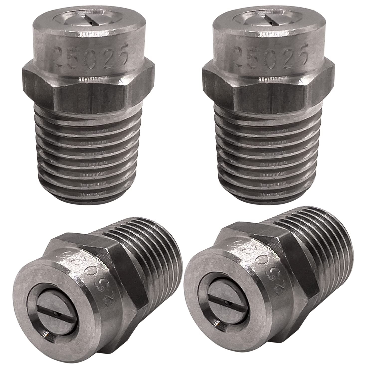 4 PCS 25025 Surface Cleaner Tips Pressure Washer Nozzles 2.5 Orifice