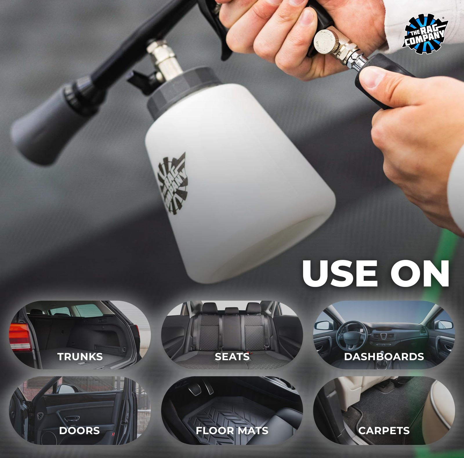 The Rag Company – Ultra AIR Blaster Plus – Deep Clean Interior black