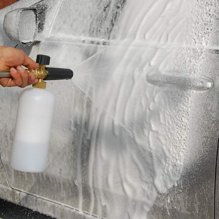 Foam cannon for car wash with 1/4 adapter (1.15m or 1.25 mm orifice)