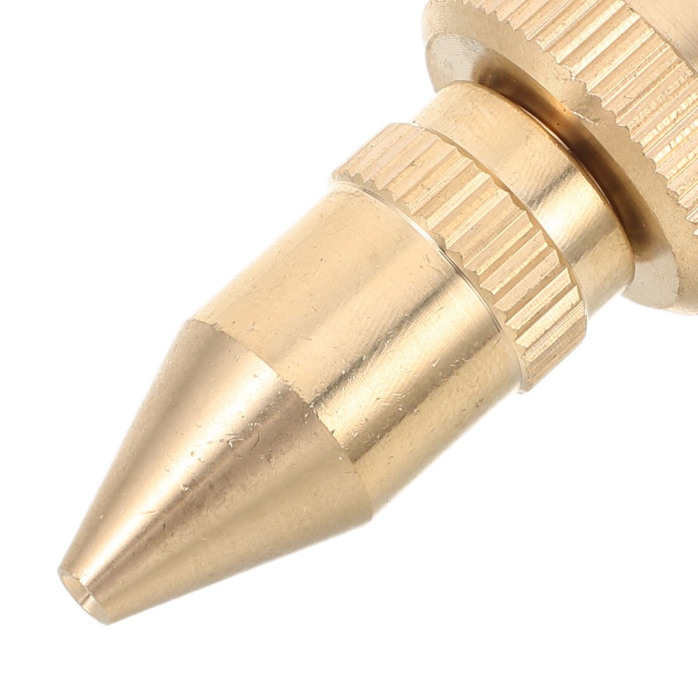 2Pcs Brass Garden Sprayer Nozzles Durable Adjustable Spray Tips Golden
