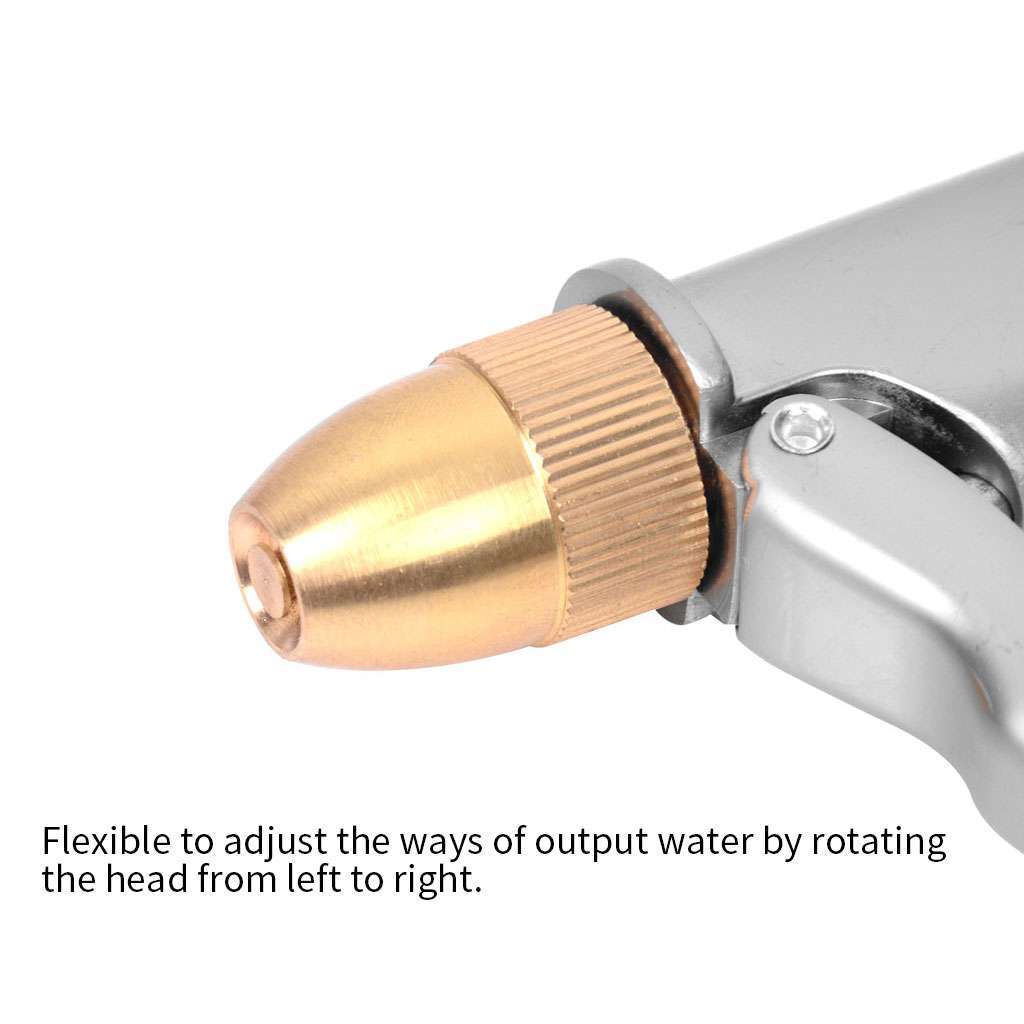 High Pressure Water Spray Gun Metal Brass Nozzle Wash Hose Pipe Car Garden Lawn