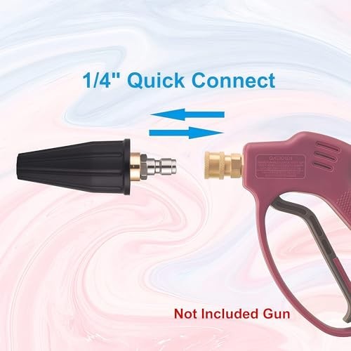 Pressure Washer Tips Turbo Nozzle – Rotating Pressure Washer Nozzle with 1/4″