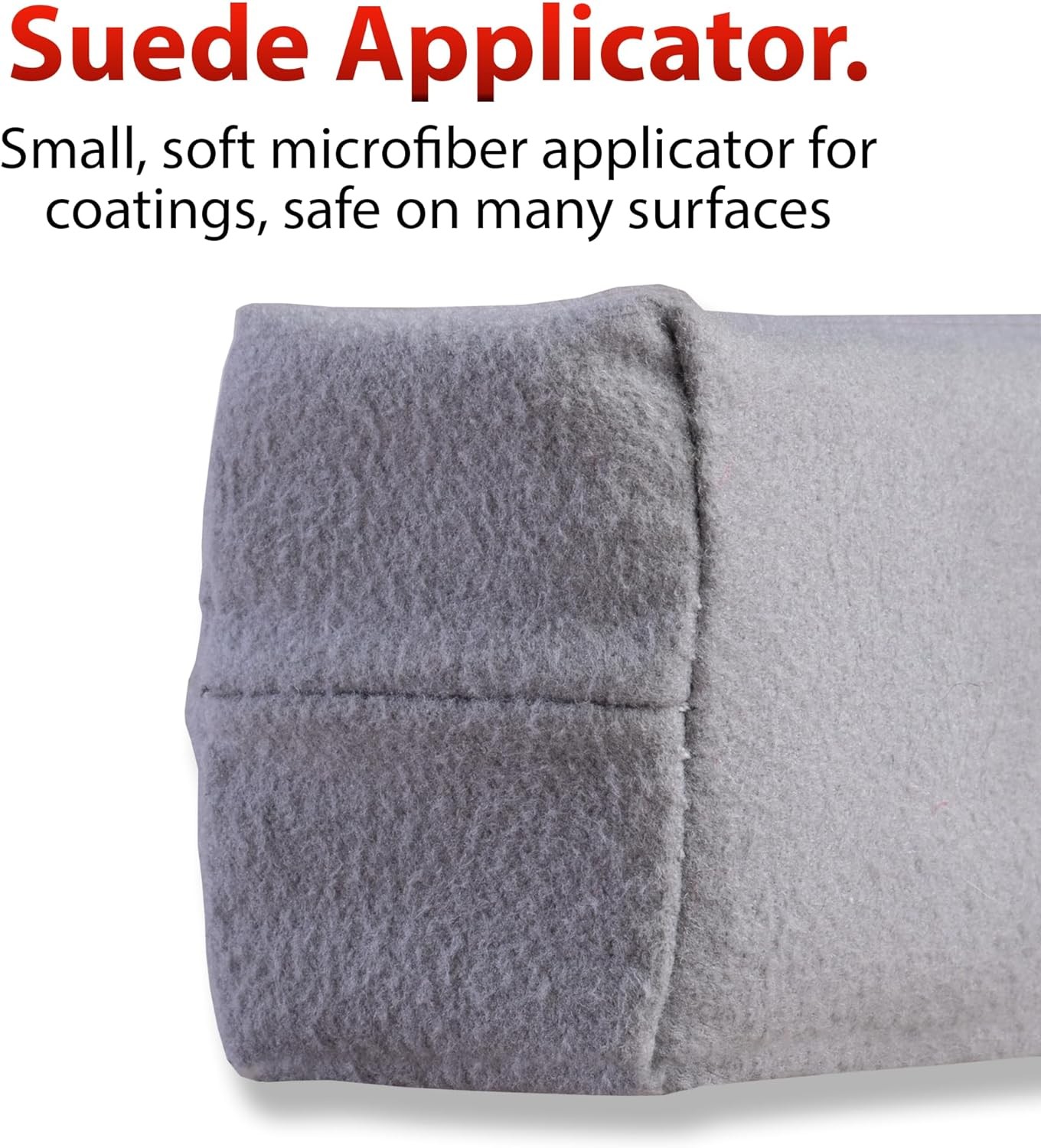 Adam’s Polishes Suede Applicator (2 Pack) – Car Detailing Sponge, Use with Ceram
