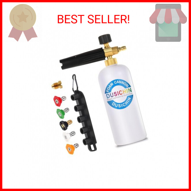 DUSICHIN SFL-001 Foam Cannon Snow Foam Lance Pressure Washer Jet Wash Quick Rele