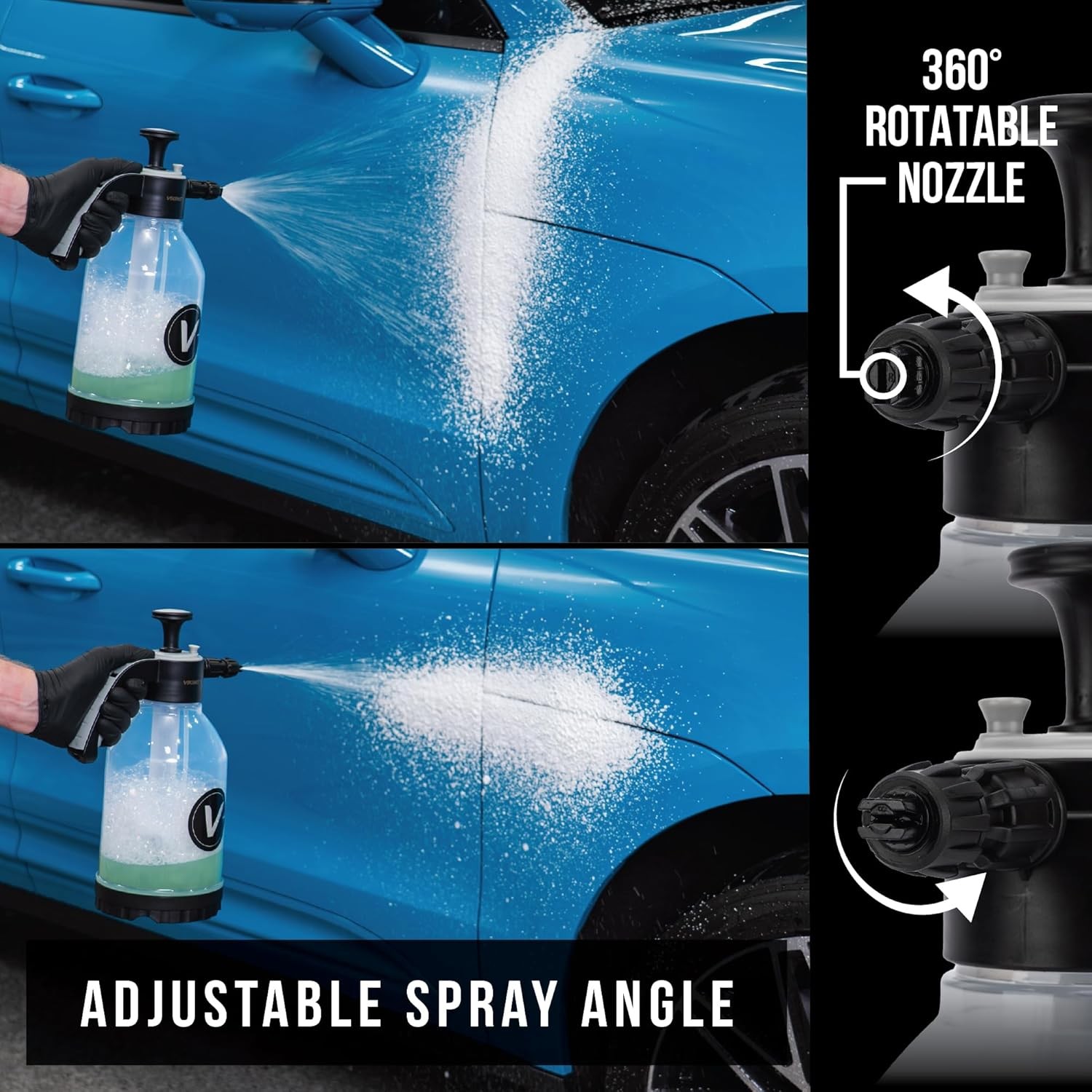 VIKING V+ Premium Foam Pump Sprayer for Car Cleaning Kit and Car Detailing Kit,