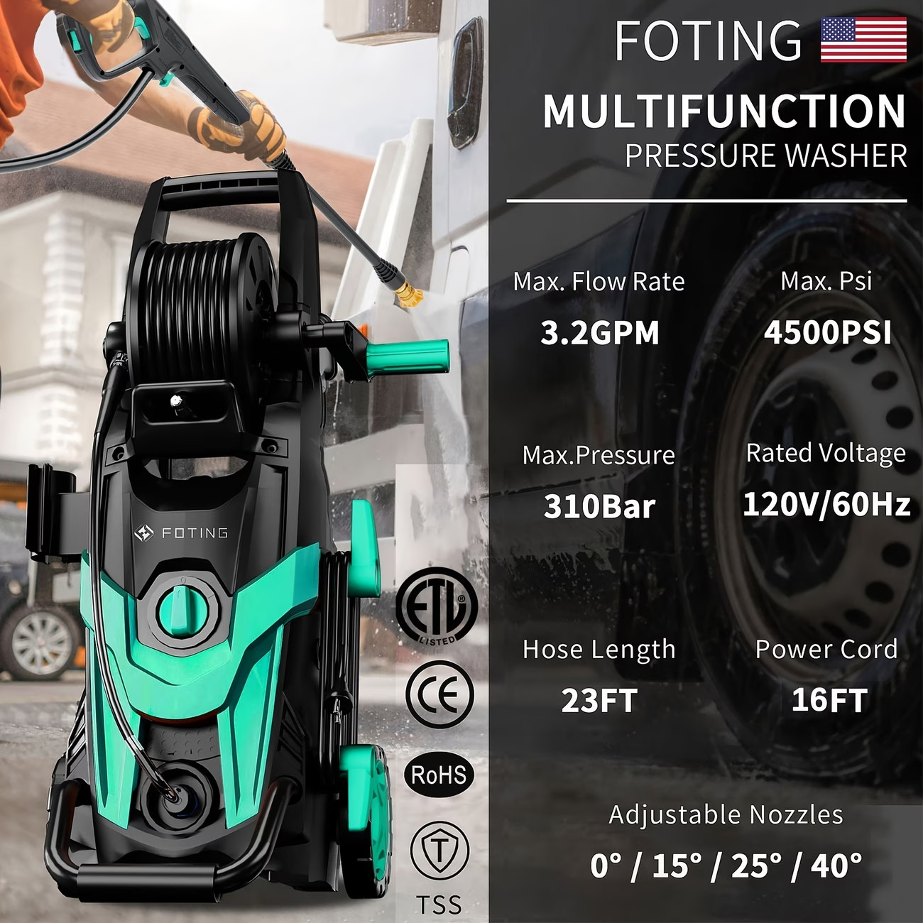 Lanchez Electric Pressure Washer 4500 PSI