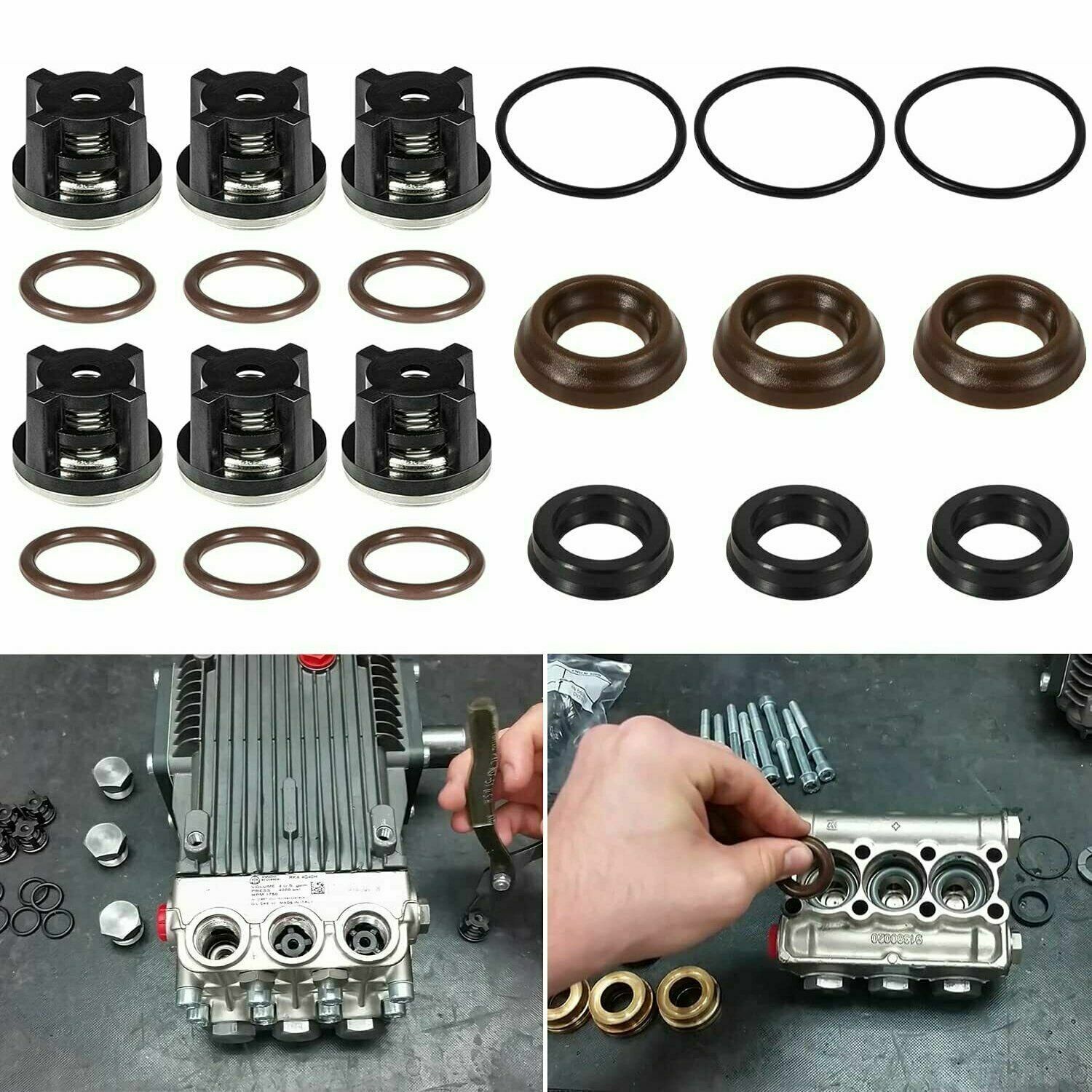 AR1828 Pump Check Valves Kit & AR1857 Pressure Washer Packing Kit for AR 18mm