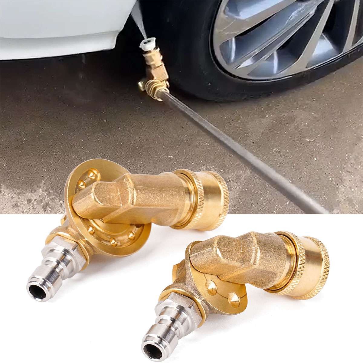 Brass Connect 1/4″ Replacement Power Washer Spray Nozzle Pressure Washing Tip