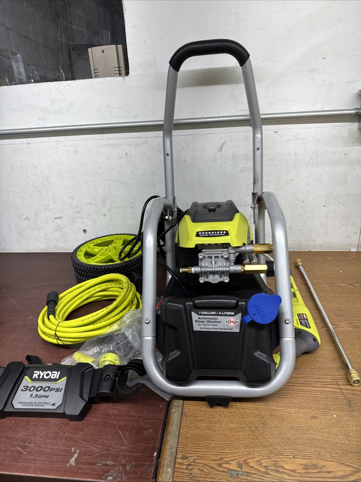 RYOBI 3000 PSI 1.1 GPM Cold Water Electric Pressure Washer