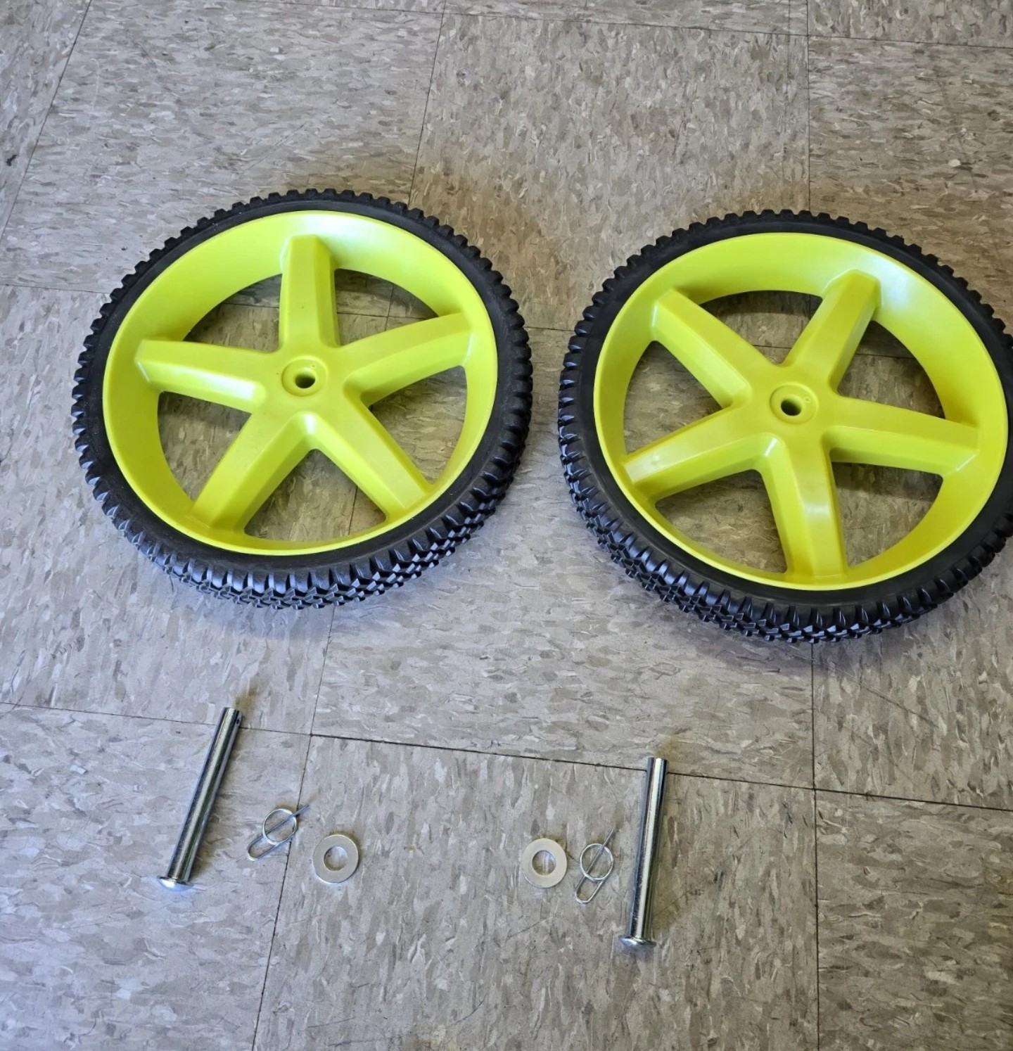 OEM Part (Two)- 12” Wheel Assy For Ryobi RY142711 2700PSI Pressure Washer