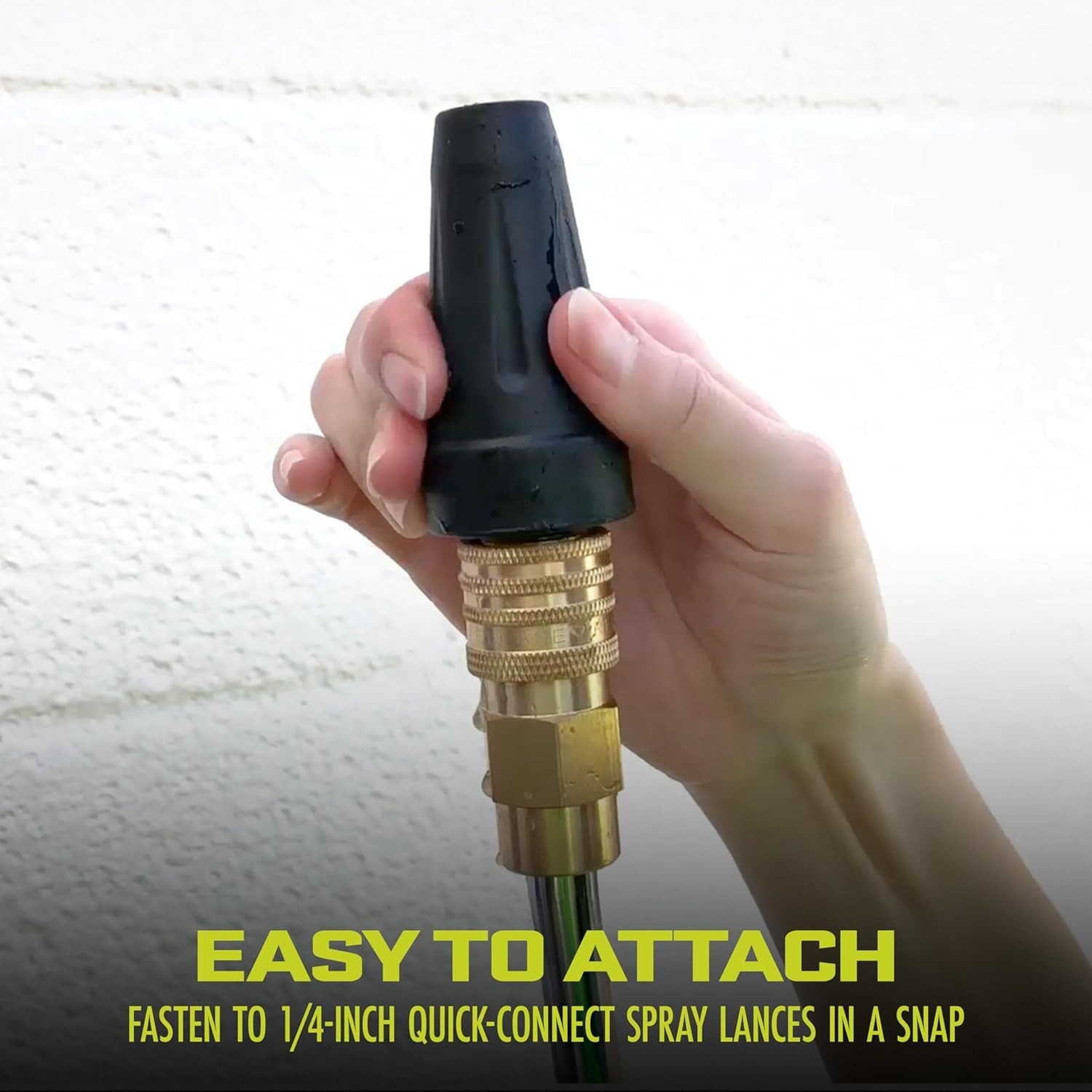 Effortless Cleaning with 1/4-Inch Turbo Spray Nozzle for Pressure Washers