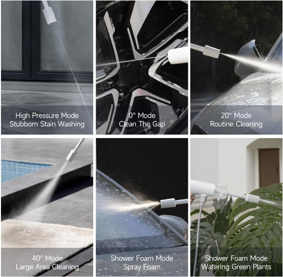 Xiaomi Mijia Wireless Car Washer Gun 2.4 MPa High Pressure