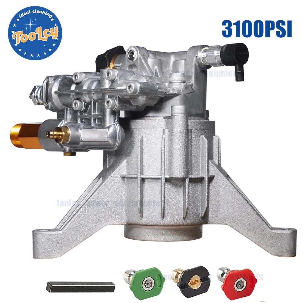 TOOLCY High Pressure Washer Pump 3100 PSI 7/8″ Shaft Vertical 2.5 GPM