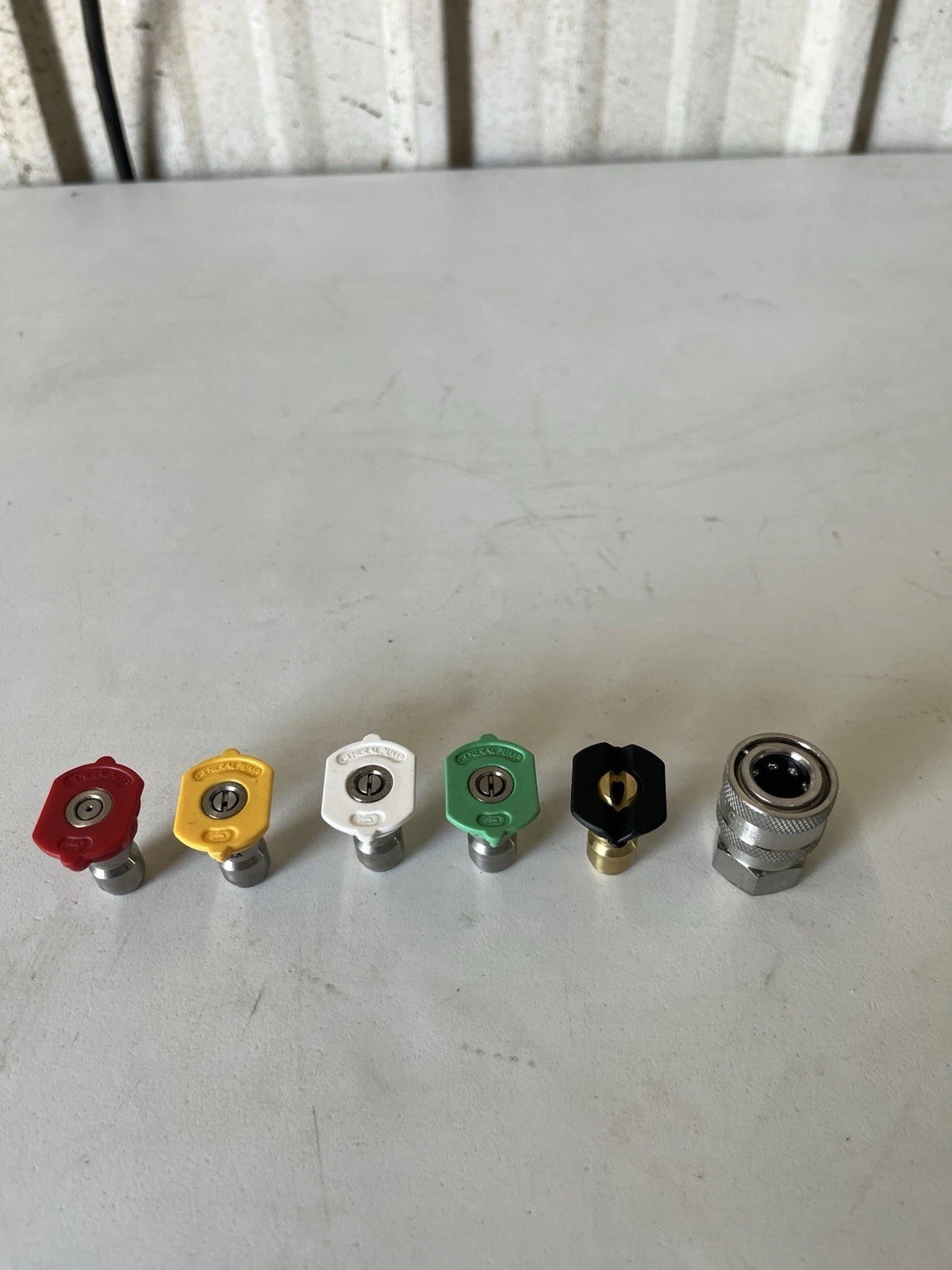 General Pump #8.0 Orifice Nozzles W/ Soap Nozzle & 1/4” Stainless Steel Socket