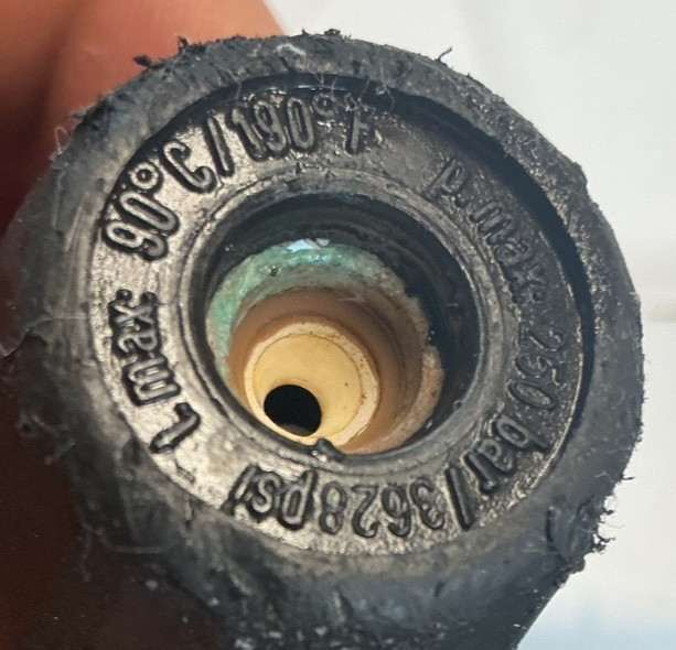 pressure washer rotating turbo nozzle max 3628 psi (used) 1/4 inch