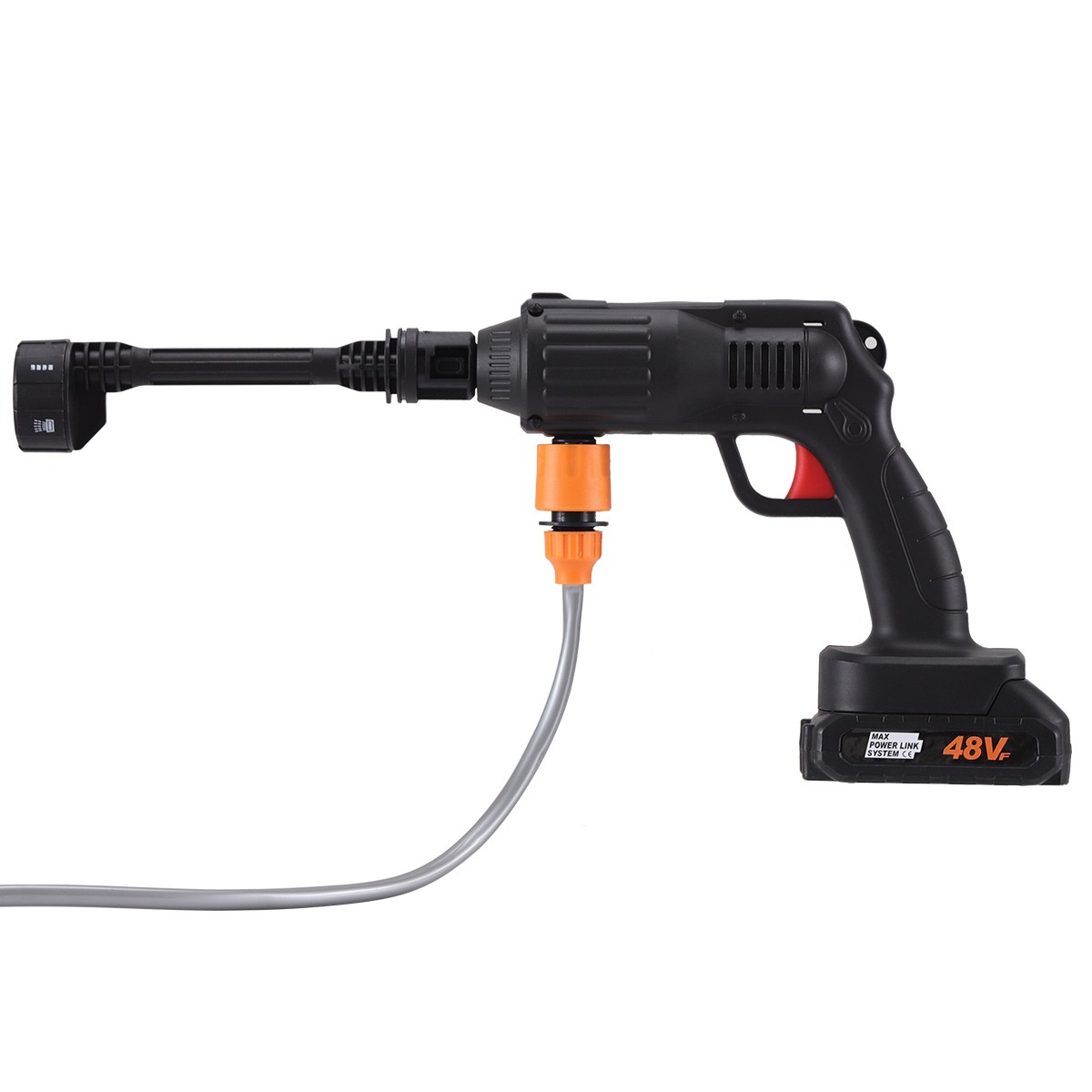 Portable Cordless Electric High Pressure Water Spray Gun Car Washer Cleaner Tool