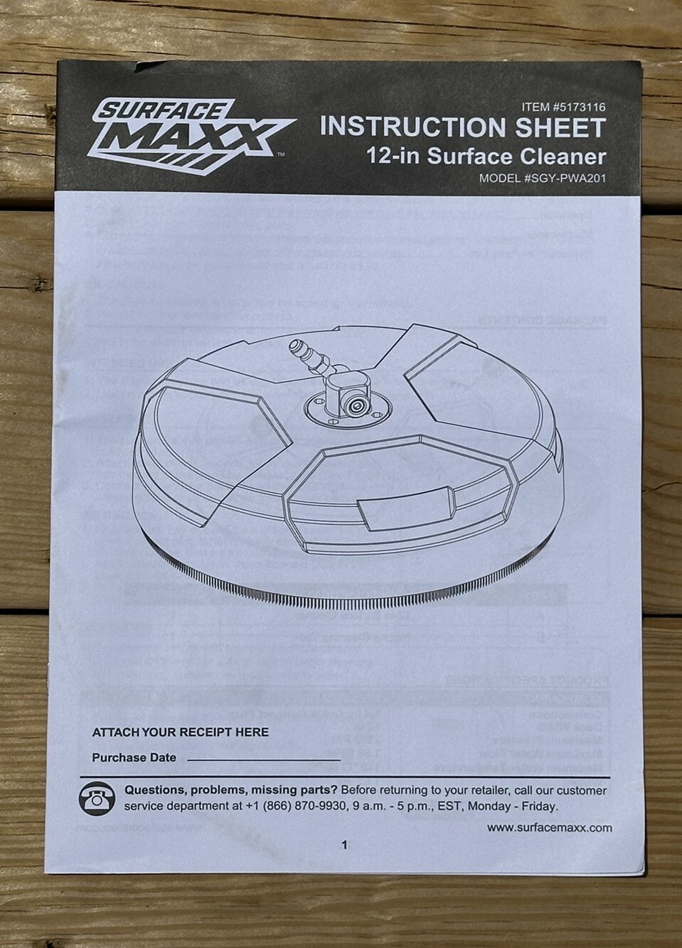Surface Maxx 12” Surface Cleaner 5173116