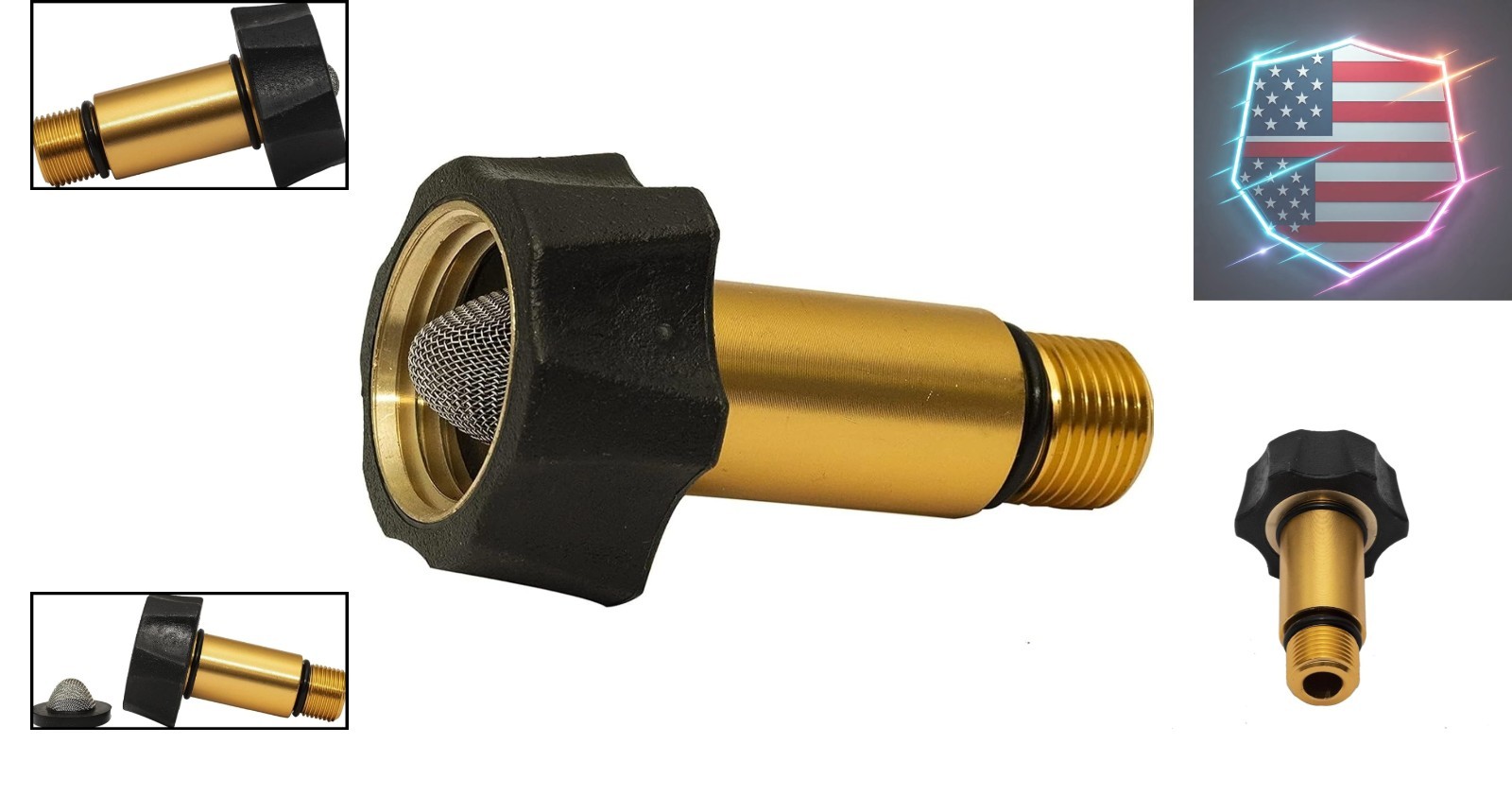1 Pcs 7110166 Pressure Washer Pump Parts Water Inlet Fitting, 3/4″ Female to …