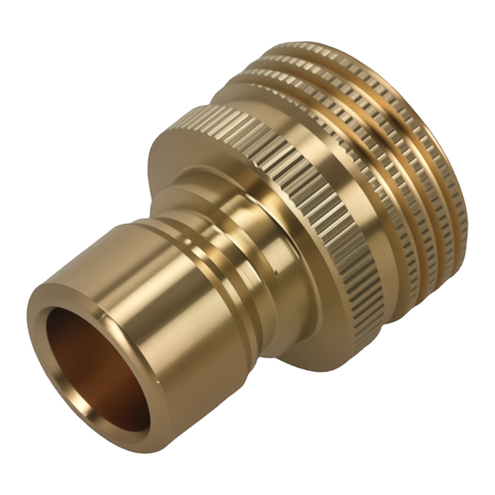 Garden Hose Quick Connect Brass Adapter 3/4″ to 1/2″ for Pressure Washer 5000PSI
