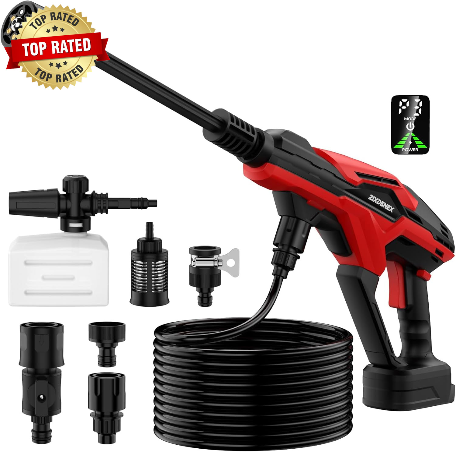 Cordless Portable Cleaning Tool for Milwaukee 18V Battery, 800 PSI Handheld Clea