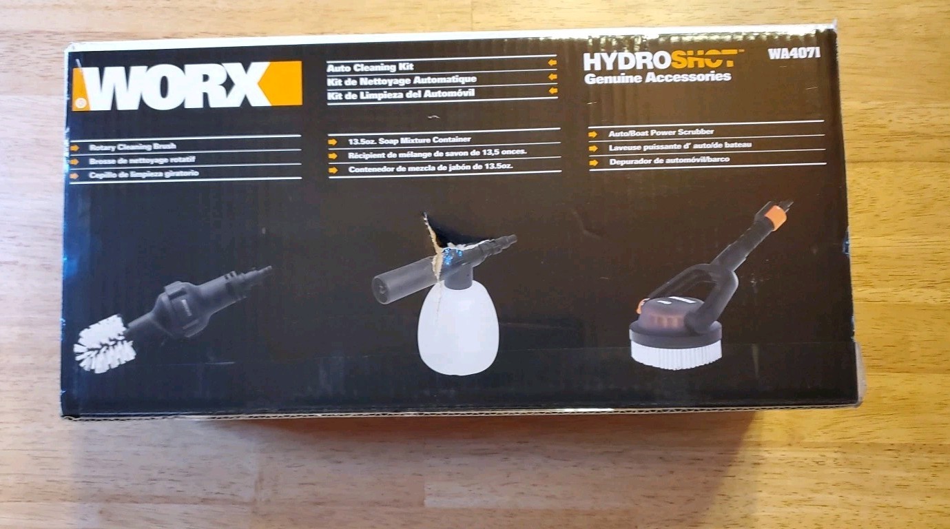 WA4071 Worx Hydroshot Automotive & Boat Cleaning w/WA4036 WA4042 WA1820 NEW