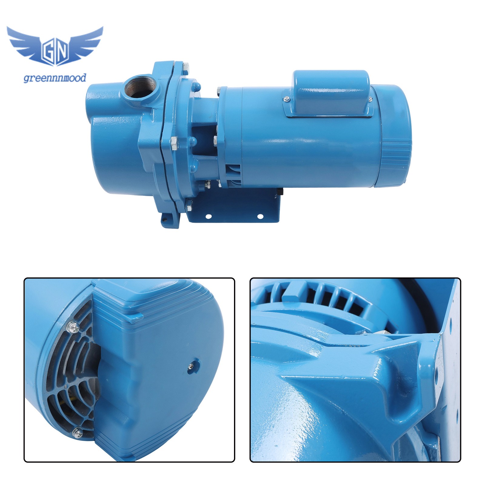 Irrigation Sprinkler Pump GT20 230V Self-Priming 1 Phase Centrifugal Pump 2 HP